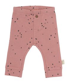 pantalon nouveau-né en bambou rose rose - 1000028738 - HEMA
