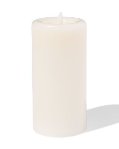 LED-Kerze, ⌀ 7,5 &times; 15 cm, Elfenbein - 13550141 - HEMA