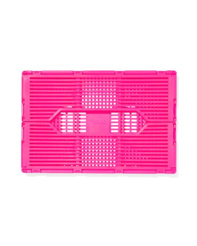 Buchstabentafel-Klappkiste, recycelt, S, pink rosa S  20 x 30 x 11,5 - 39800023 - HEMA