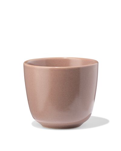 koffiekopje 185ml Puur aardewerk taupe - 80660322 - HEMA