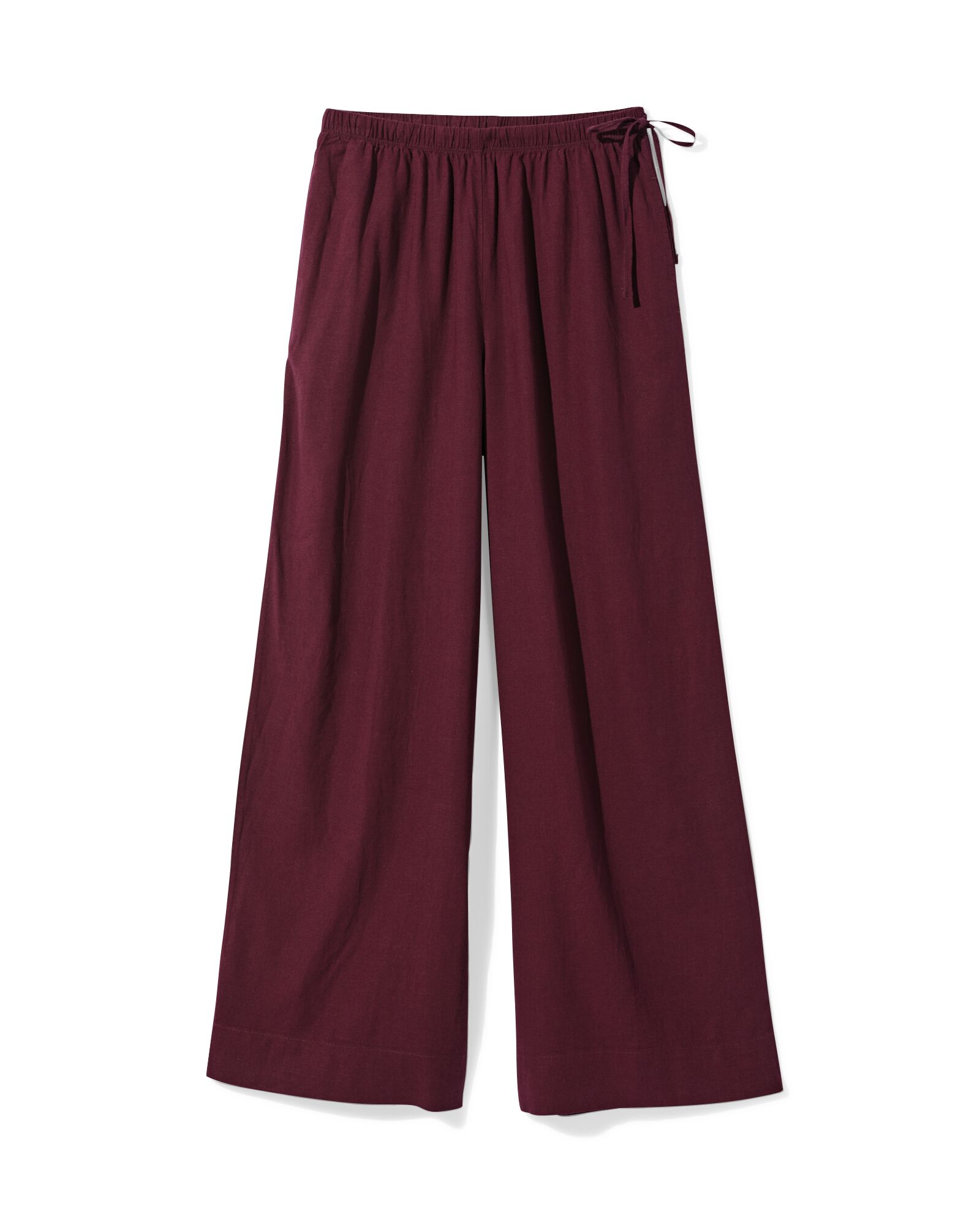 pantalon femme Dawn coupe large bordeaux bordeaux - 36211460BURGUNDYRED - HEMA