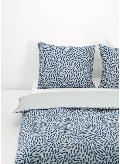 Bettwäsche – Soft Cotton – grafisches Muster blau - 1000016624 - HEMA