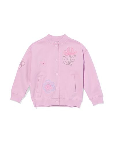 kindervest jersey bloemen ecru ecru - 30847718ECRU - HEMA