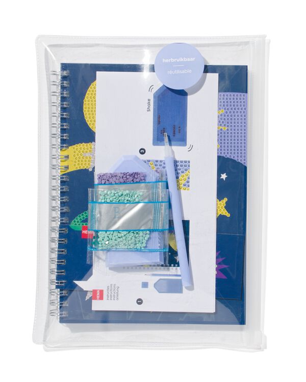 Notizbuch, Diamant-Kreationen, DIN A5, liniert - 14170148 - HEMA