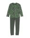 Kinder-Pyjama, Kleckse grün 146/152 - 23012882 - HEMA
