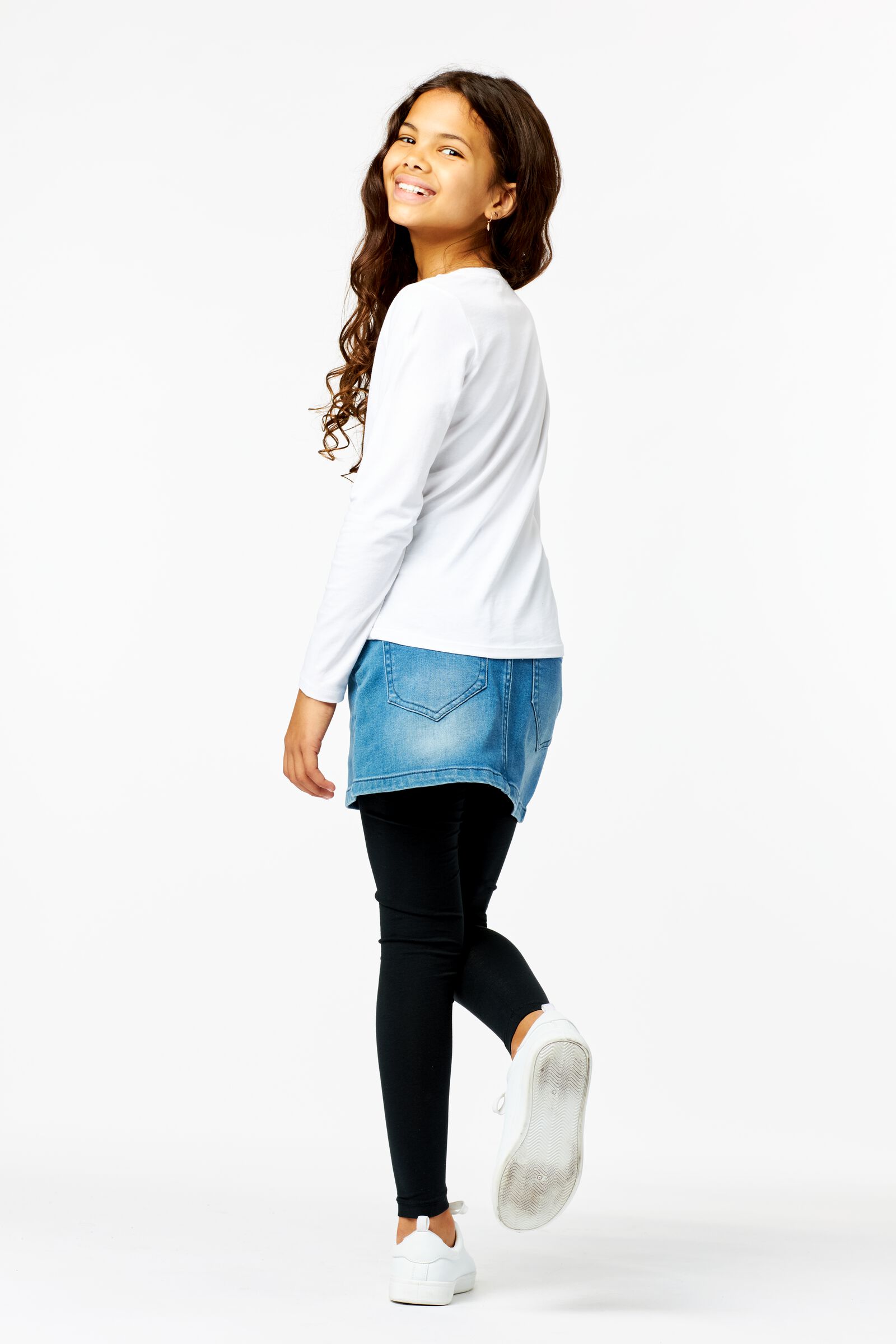 kinder t-shirts - 2 stuks wit wit - 1000013796 - HEMA