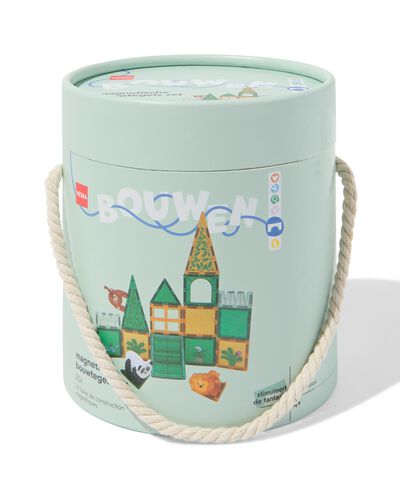 Magnetische Baufliesen, Dschungel, 20-teilig - 15100307 - HEMA