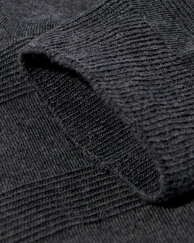 herensokken 3D-streep donkergrijs donkergrijs - 4104795DARKGREY - HEMA
