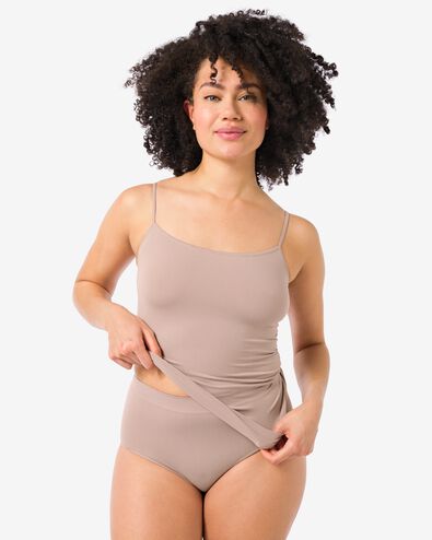 Damen-Taillenslip, nahtlos, Mikrofaser beige - 19691102BEIGE - HEMA