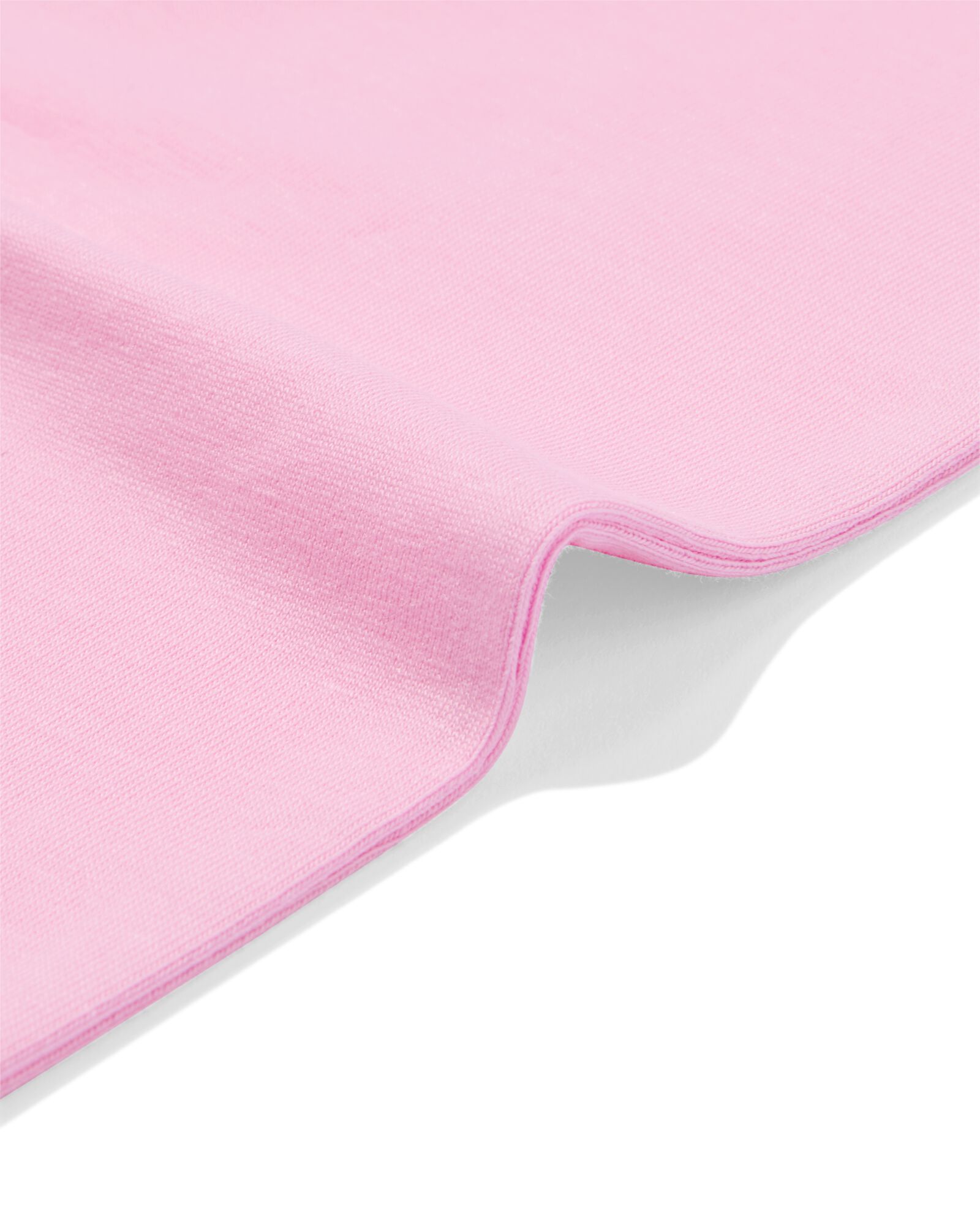 kinderhemden stretch katoen bloemen - 2 stuks roze roze - 19300440PINK - HEMA