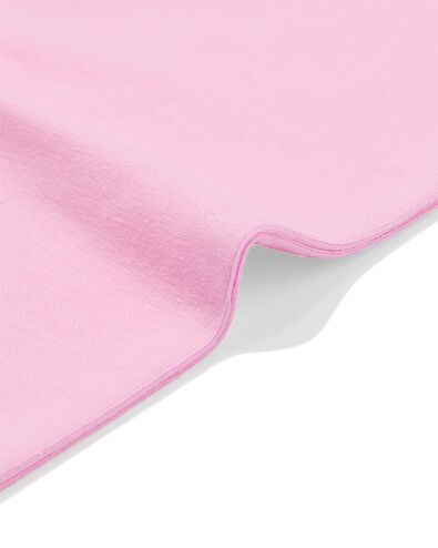 kinderhemden stretch katoen bloemen - 2 stuks roze roze - 19300440PINK - HEMA