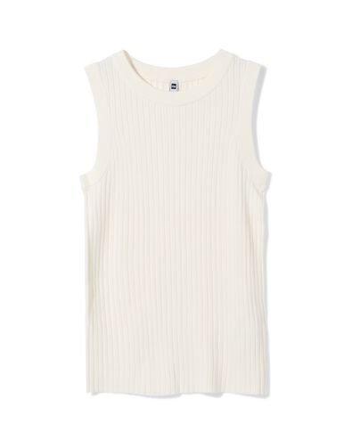 Damentop Frida, gerippt wei&szlig; wei&szlig; - 36304350WHITE - HEMA