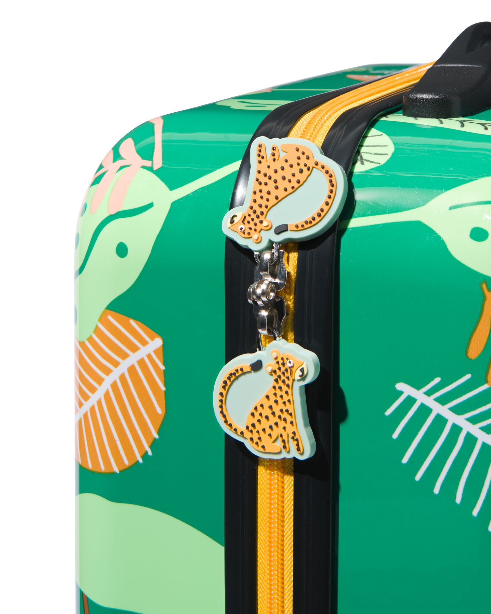 valise avec animaux 55x34x21 vert - 18640027 - HEMA