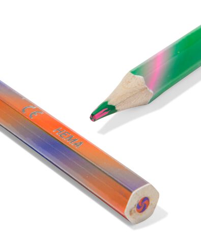 crayons marbr&eacute;s - lot de 8 - 15900208 - HEMA