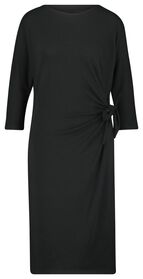 robe femme avec noeud noir noir - 1000023478 - HEMA