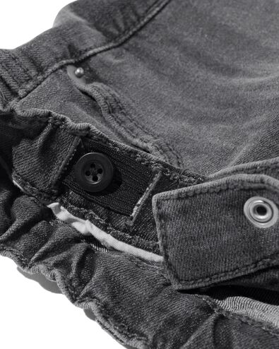 baby korte jeans donkergrijs 68 - 33109952 - HEMA
