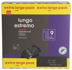 50er-Pack Kaffeekapseln Lungo Estremo - 17180032 - HEMA