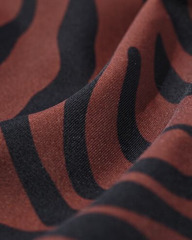 damesbikinibroekje Mila zebra chocoladebruin chocoladebruin - 22360600CHOCOLATEBROWN - HEMA