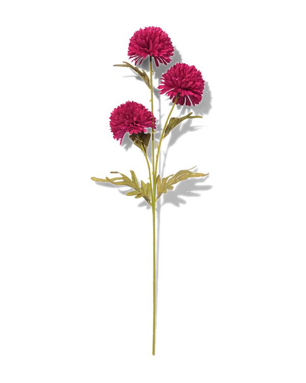 fleur artificielle dahlia 53cm rose foncé - 41323000 - HEMA