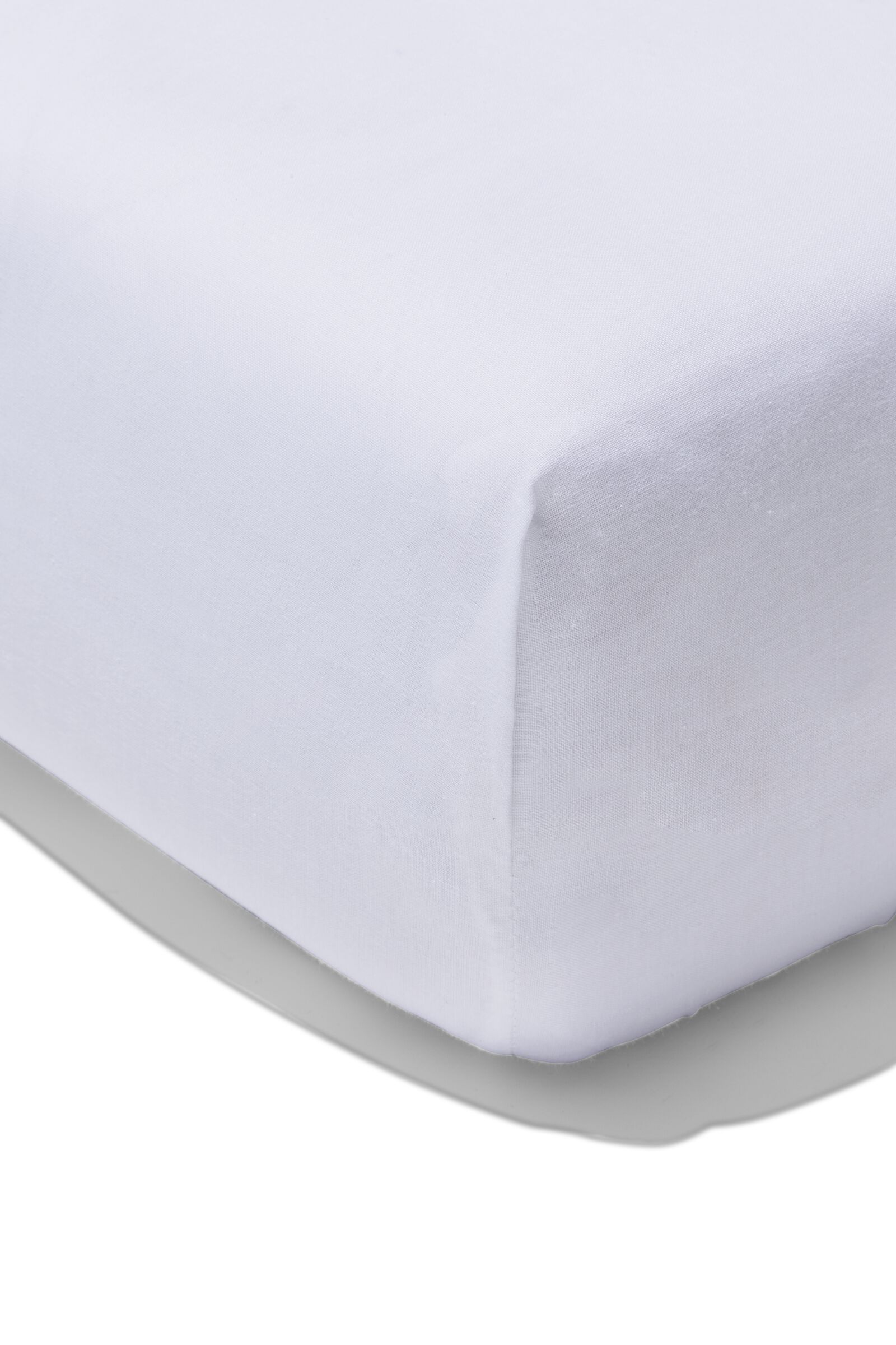 drap-housse coton doux 90x200 blanc - 5190027 - HEMA