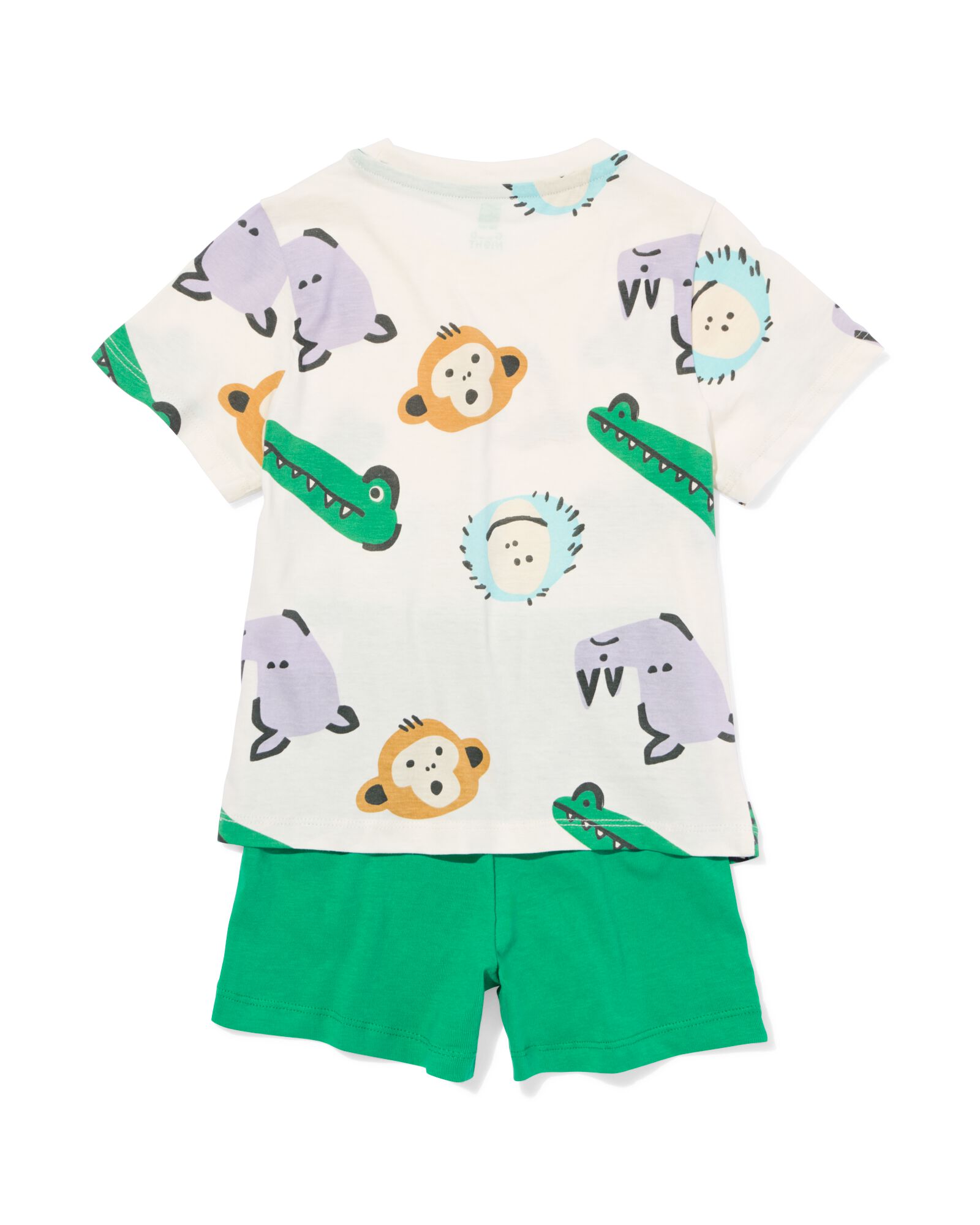 kindershortama jungle  felgroen - 23020980BRIGHTGREEN - HEMA