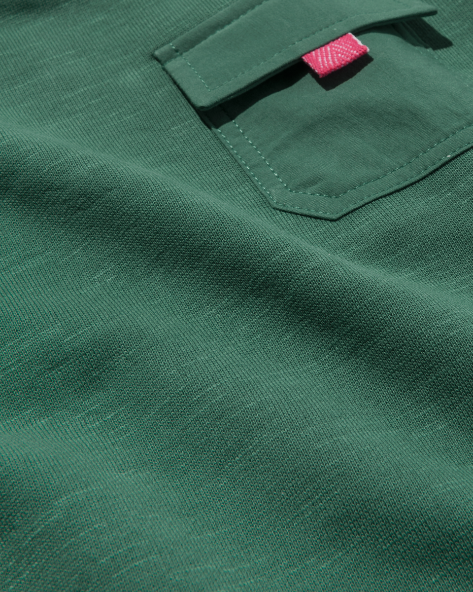 sweat-shirt enfant avec poche de poitrine vert vert - 1000029808 - HEMA
