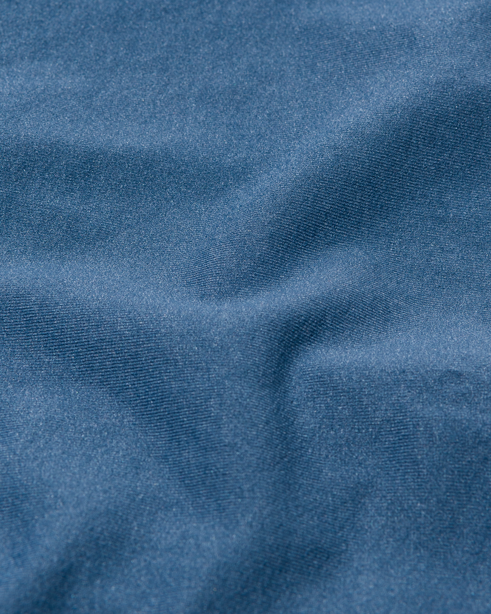 damesslip naadloos micro middenblauw M - 19653762 - HEMA