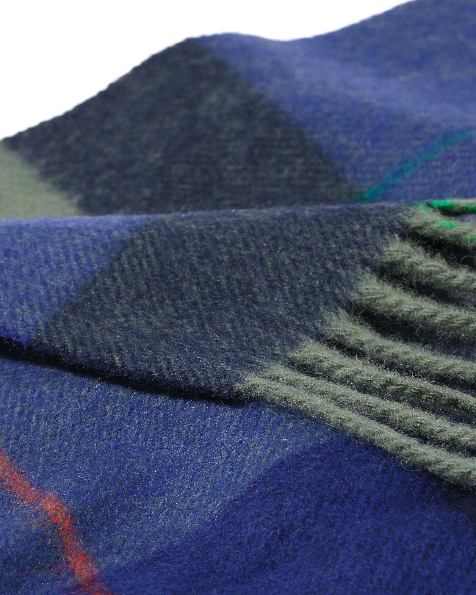 herensjaal ruiten blauw - 16500036 - HEMA