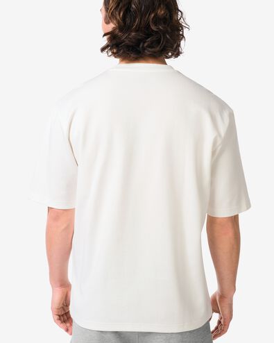 t-shirt homme Job coupe oversize blanc cass&eacute; blanc cass&eacute; - 2179020OFFWHITE - HEMA