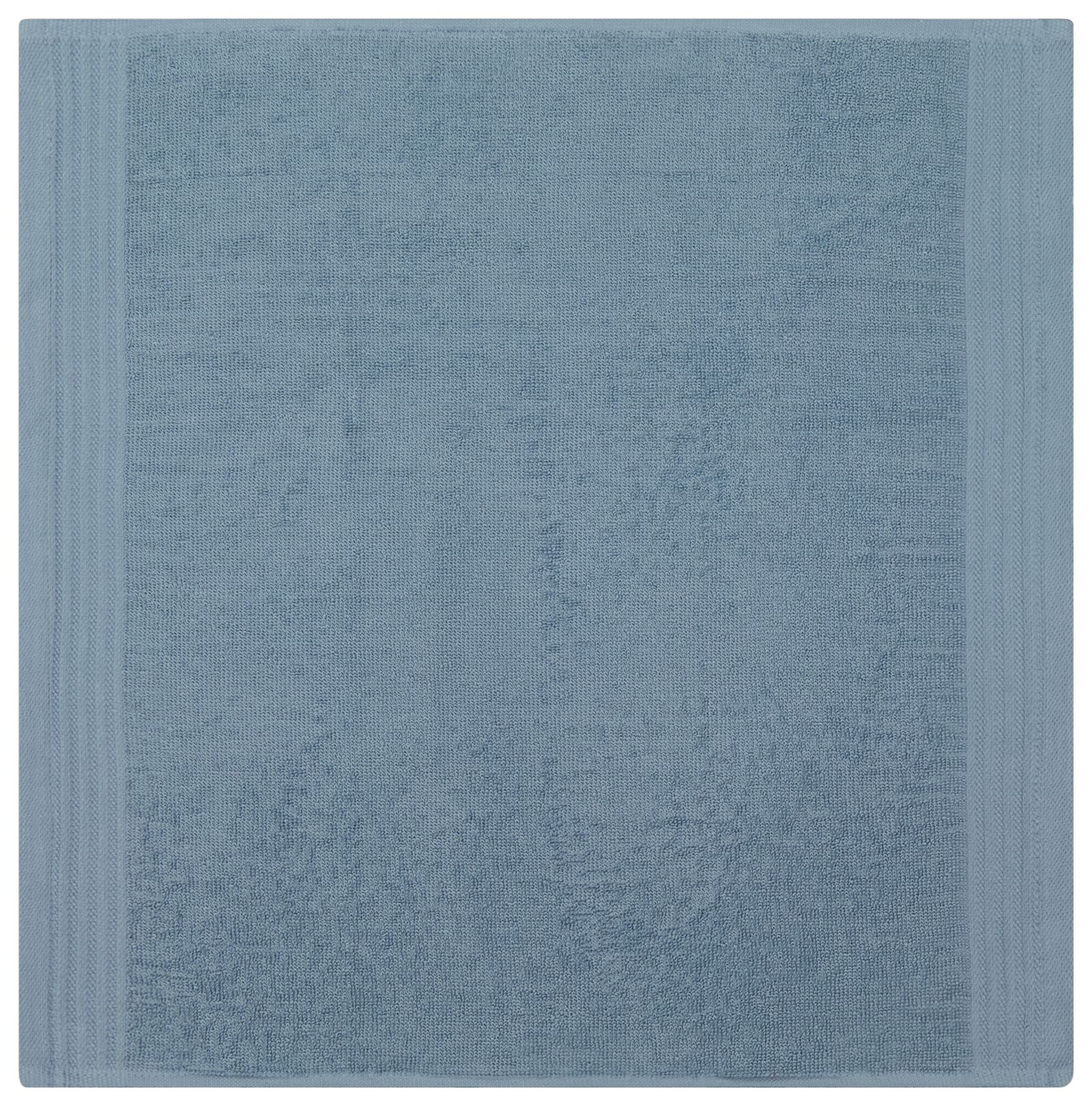essuie-mains 50x50 coton bleu clair - 5420100 - HEMA