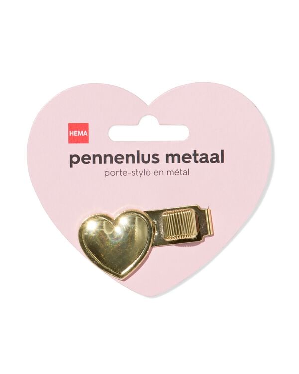 penhouder clip 9.6cm goud - 14800375 - HEMA