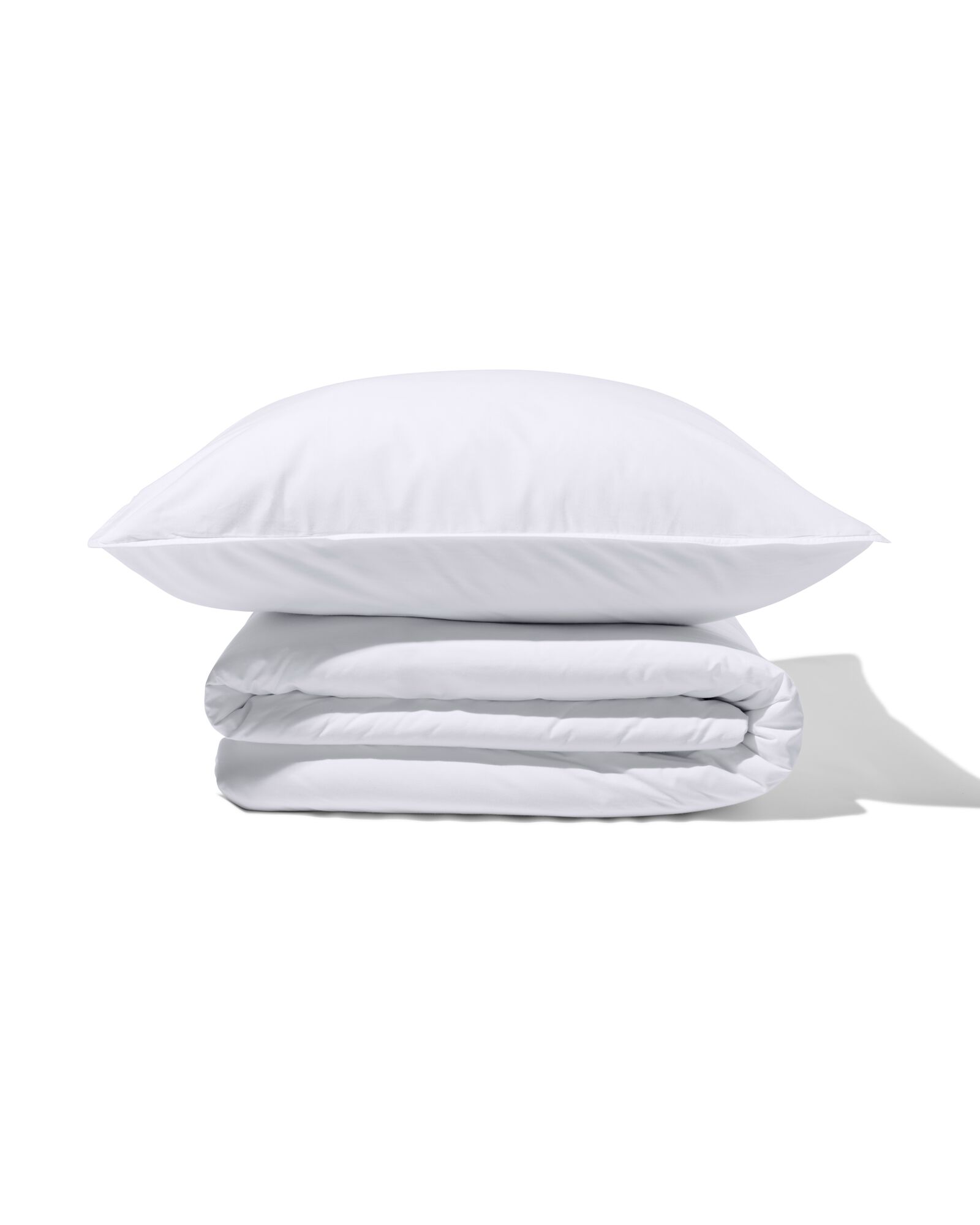 housse de couette 140 x 200/220 cm, percale de coton h&ocirc;tel blanc - 5790215 - HEMA