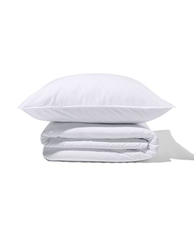 housse de couette 140 x 200/220 cm, percale de coton h&ocirc;tel blanc - 5790215 - HEMA
