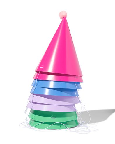 Partyh&uuml;te einfarbig, 8 St&uuml;ck - 14250096 - HEMA