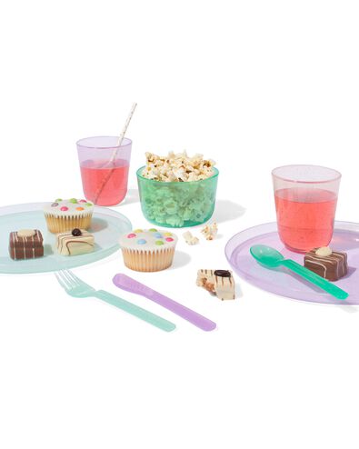 herbruikbare bekers glitter 250ml 4 stuks - 14250061 - HEMA