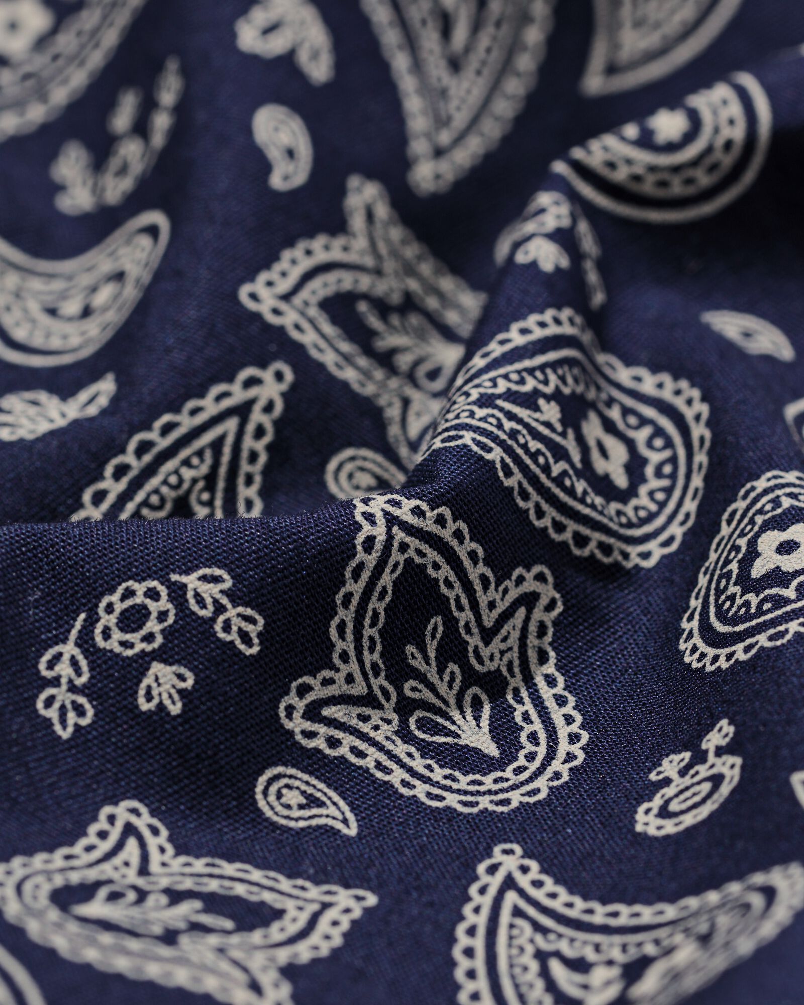 losse herenboxer paisley middenblauw middenblauw - 19190140MIDBLUE - HEMA