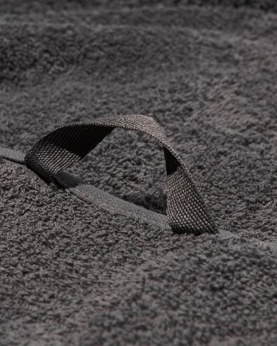 handdoeken - zware kwaliteit donkergrijs gastendoekje - 5202602 - HEMA