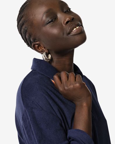 Damen-Poloshirt Hazel  dunkelblau - 36291285DARKBLUE - HEMA