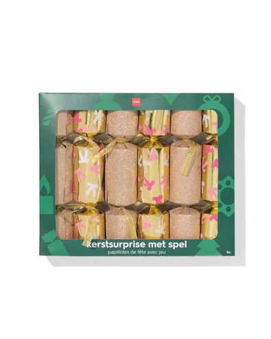 party crackers dor&eacute;s - 6 pi&egrave;ces - 25600137 - HEMA
