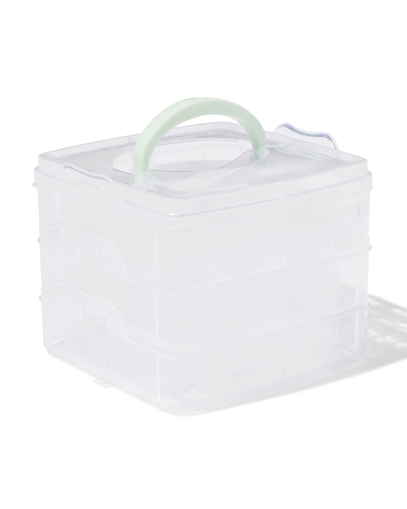 bo&icirc;te de rangement pour perles empilable - 3 pi&egrave;ces - 15900530 - HEMA