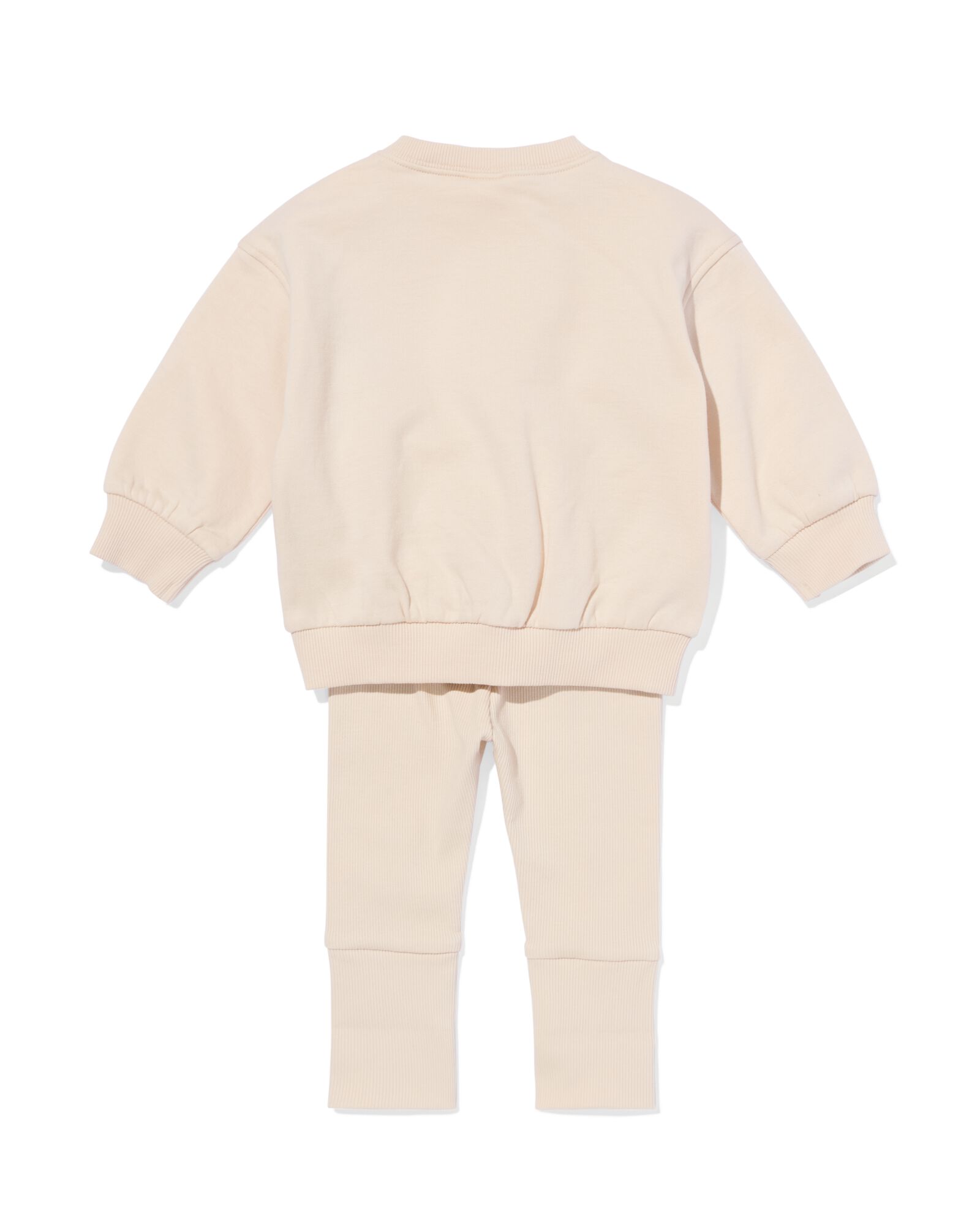 ensemble v&ecirc;tement b&eacute;b&eacute; tissu sweat fleurs &eacute;cru &eacute;cru - 33075870ECRU - HEMA