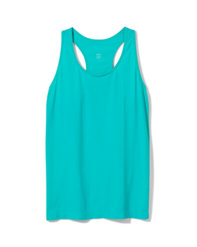 débardeur sport sans coutures femme turquoise turquoise - 36030325TURQUOISE - HEMA