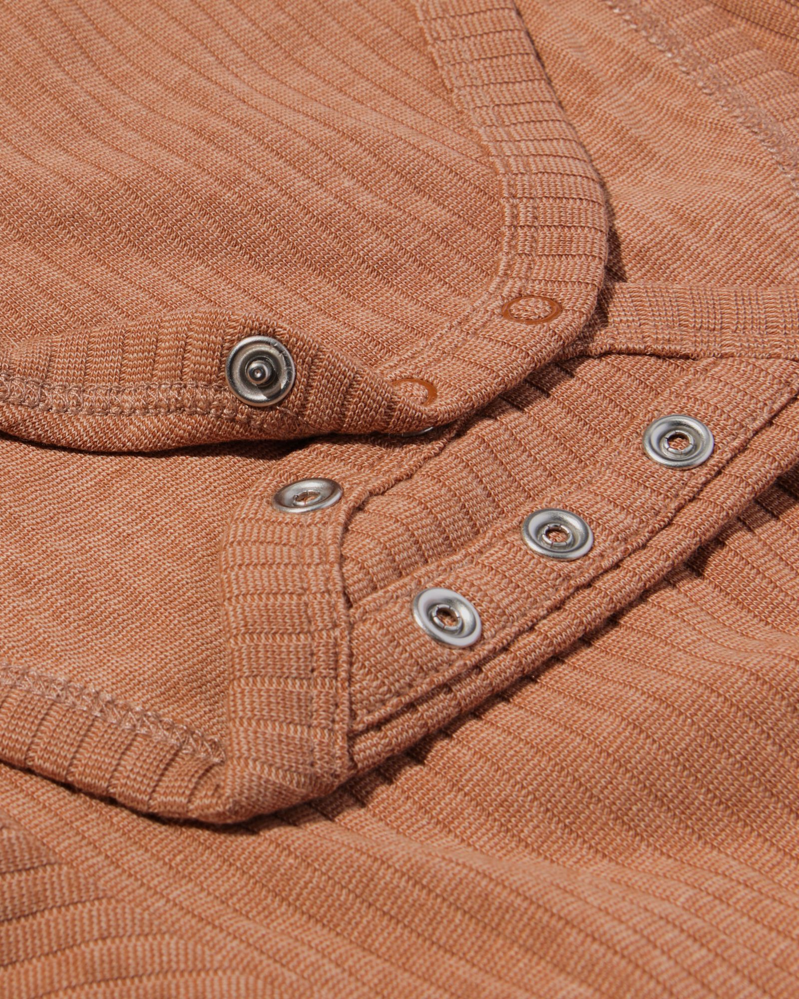 Mitwachsbodys aus Bambusripp mit Stretch &ndash; 2 St&uuml;ck braun - 33312730BROWN - HEMA