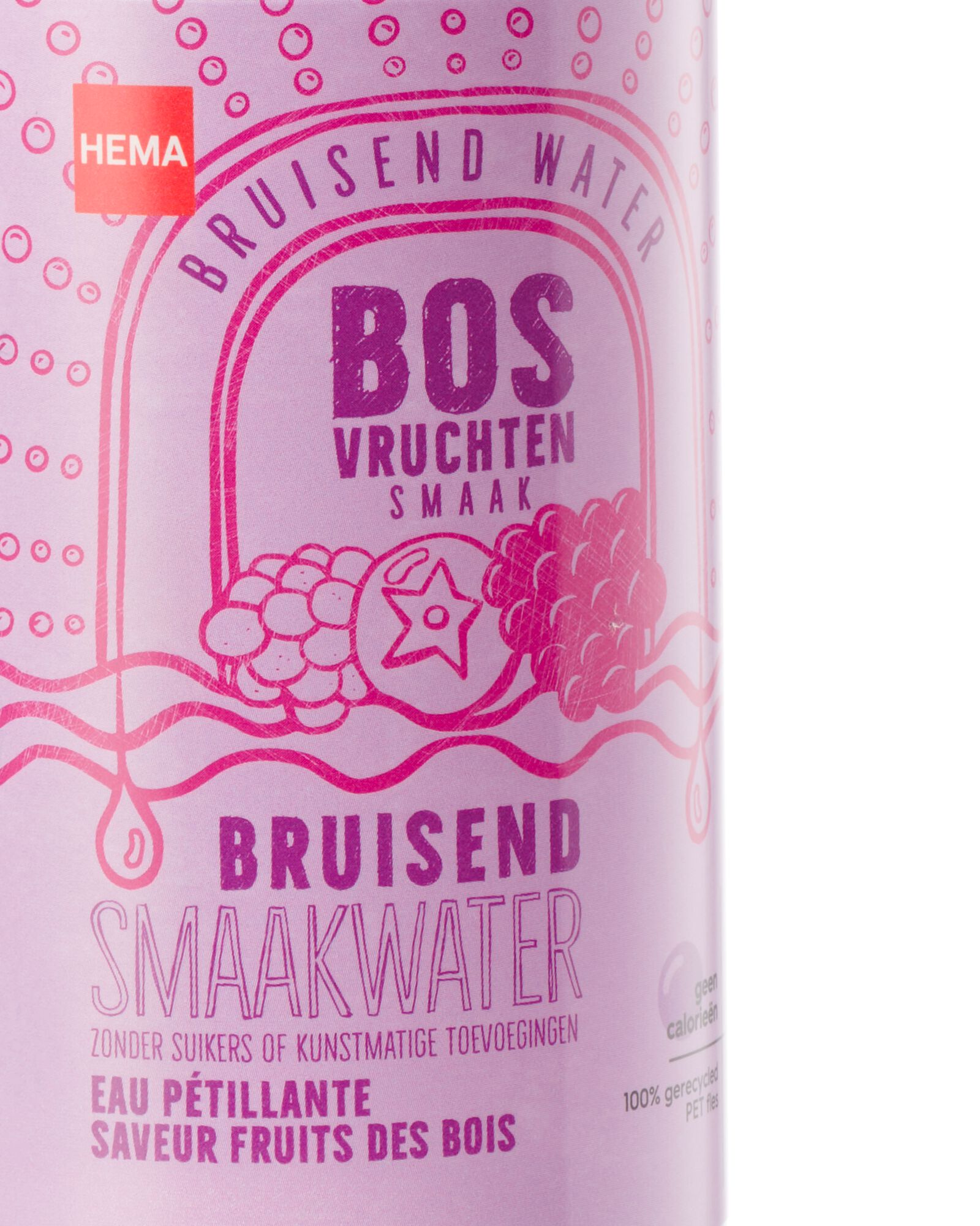 bruisend smaakwater bosvruchten 600ml - 17410103 - HEMA