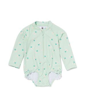maillot de bain bébé fleurs vert clair vert clair - 33279965LIGHTGREEN - HEMA