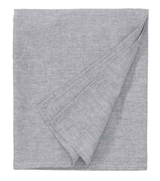 nappe coton chambray 240x140 gris clair - 5303782 - HEMA