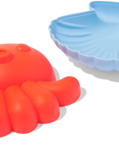 moules &agrave; sable plastique cr&eacute;atures marines - 8 pi&egrave;ces - 15800071 - HEMA