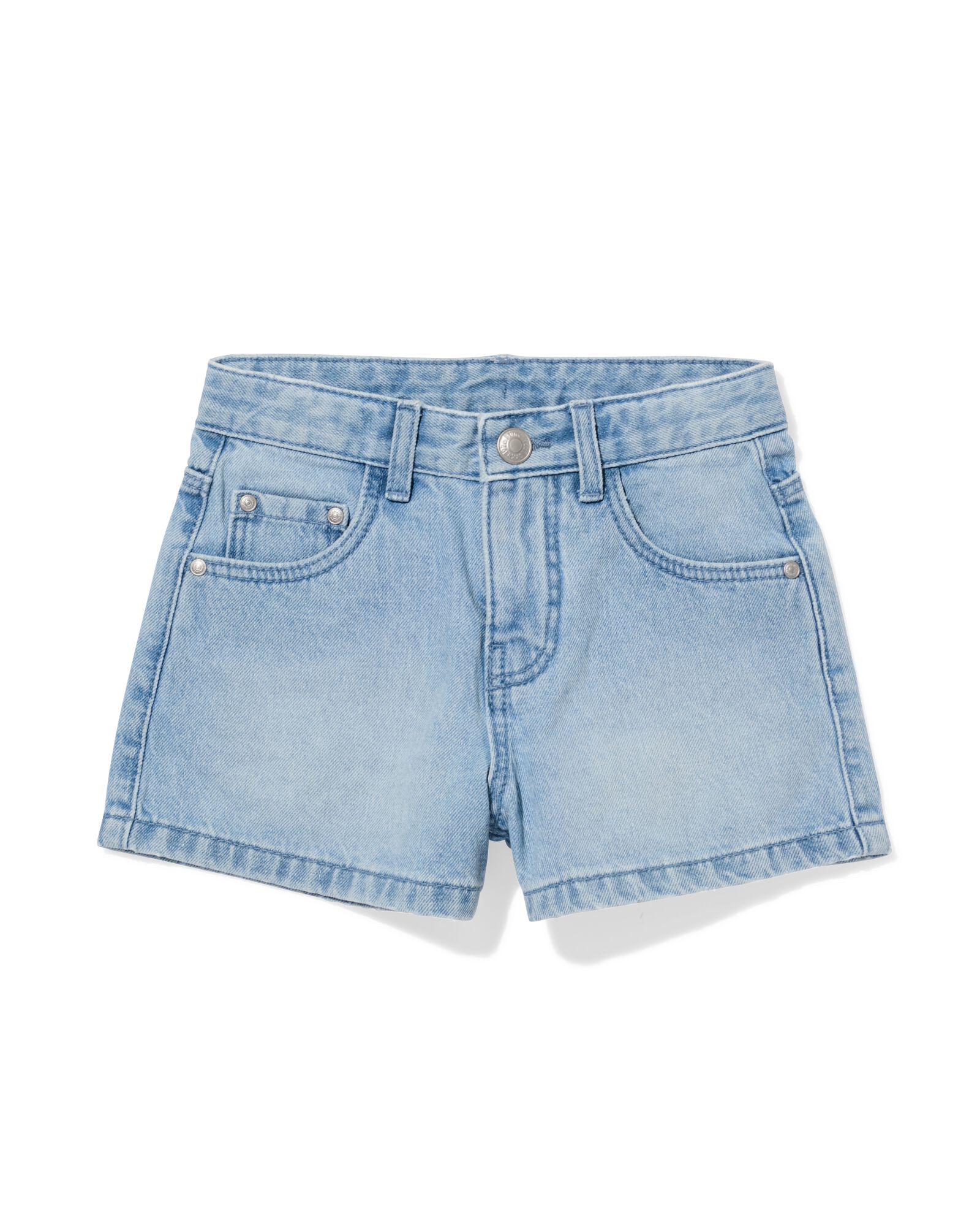 kinder korte broek denim lichtblauw - 30810969LIGHTBLUE - HEMA