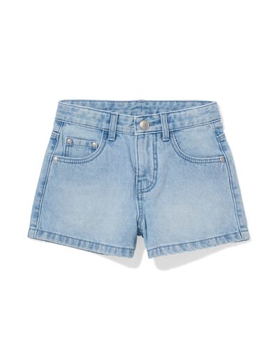 kinder korte broek denim lichtblauw - 30810969LIGHTBLUE - HEMA