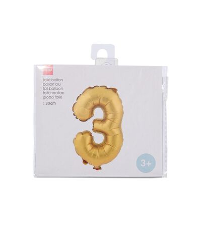 ballon alu 3 dor&eacute; 3 - 14200268 - HEMA